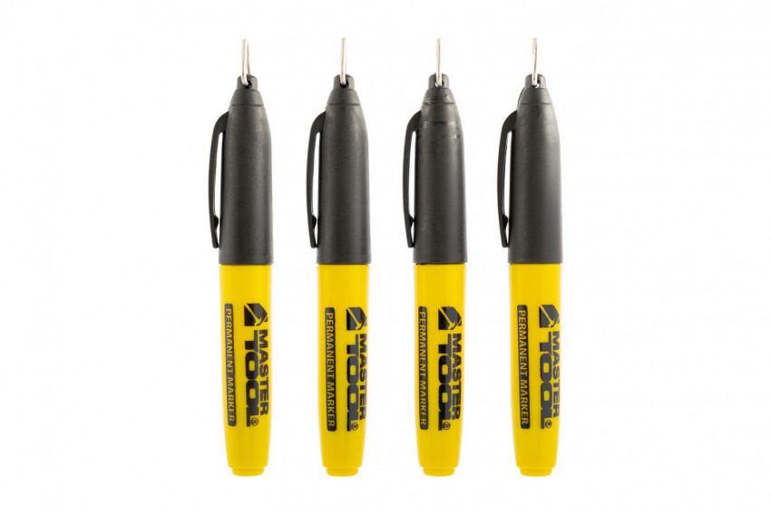 Маркер перманентний MASTERTOOL 80 шт чорний 14-1820-14-1820