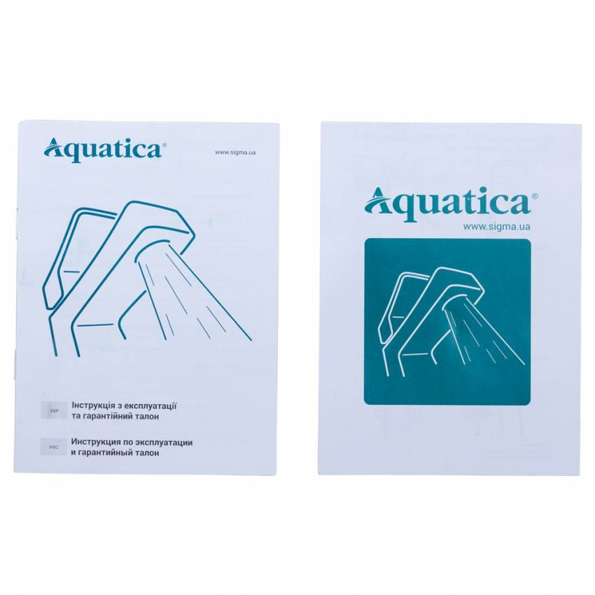 Змішувач PL 1/2" для кухні гуска вухо на гайці AQUATICA (PL-4B155C)-PL-4B155C