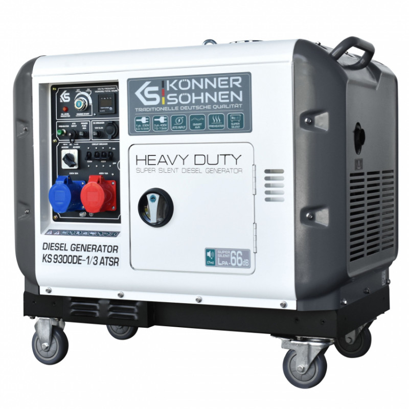 Дизельний генератор «Könner & Söhnen» KS 9300DE-1/3 ATSR (EURO V)-KS 9300DE-1/3 ATSR