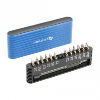 Набір біт з бітоутримувачем HOEGERT SL/PH/PZ/TORX/HEX HT1S273-[articul]