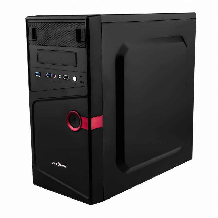 Корпус LP 6104 - 450w 12cm MATX, 2xUSB3.0+1xUSB2.0-