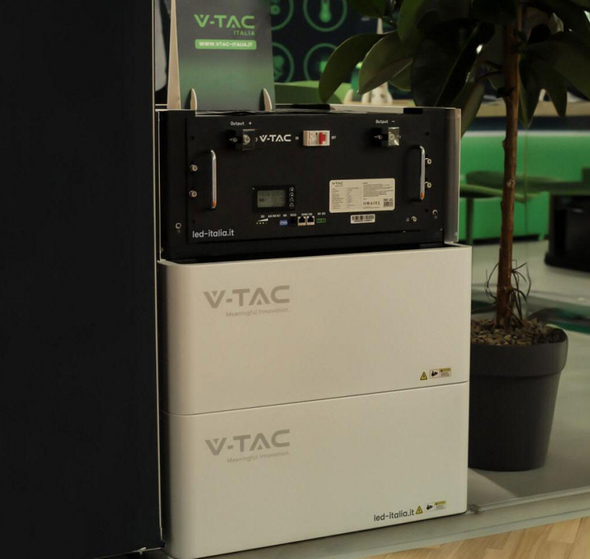 Акумуляторний блок LiFePO4 V-TAC LFP 9.6kWh/48V/200Ah-VT-48200B