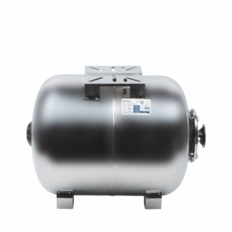 Гідроакумулятор горизонтальний 50л (нерж) WETRON (779213)-779213