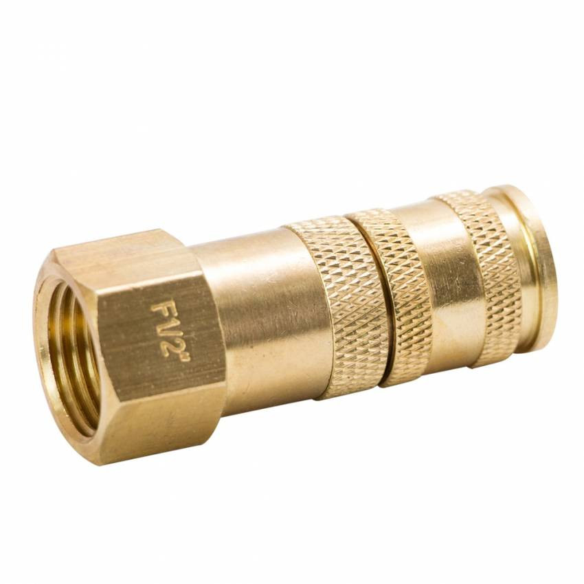 З'єднання швидкознімне посилене з фіксатором 1/2" (латунь) Sigma (7021661)-7021661