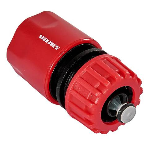 Пістолет-розпилювач 8-позиційний + адаптер з нарізкою 1/2″, 3/4″ та 2 конектори для шланга 1/2″ Vit-191512