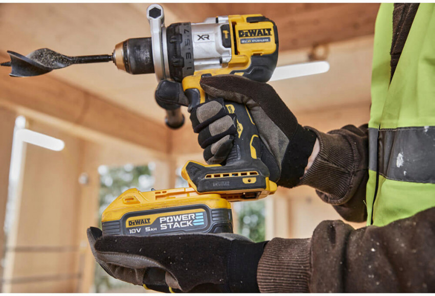 Дриль-шурупокрут акумуляторний безщітковий ударний DeWALT DCD1007NT-DCD1007NT