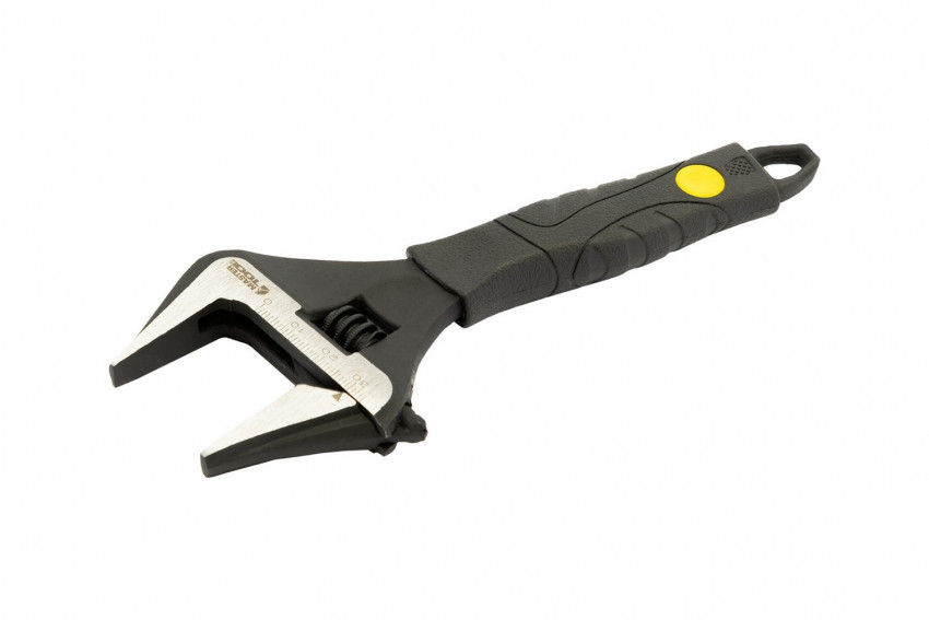 Ключ розвідний MASTERTOOL 150 мм 0-35 мм з обгумованою ручкою Cr-V 76-0321-76-0321