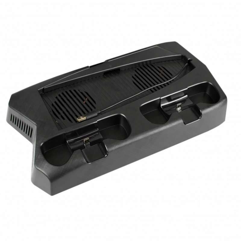 Вертикальна підставка для Sony PlayStation PS5 із відділенням під диски-