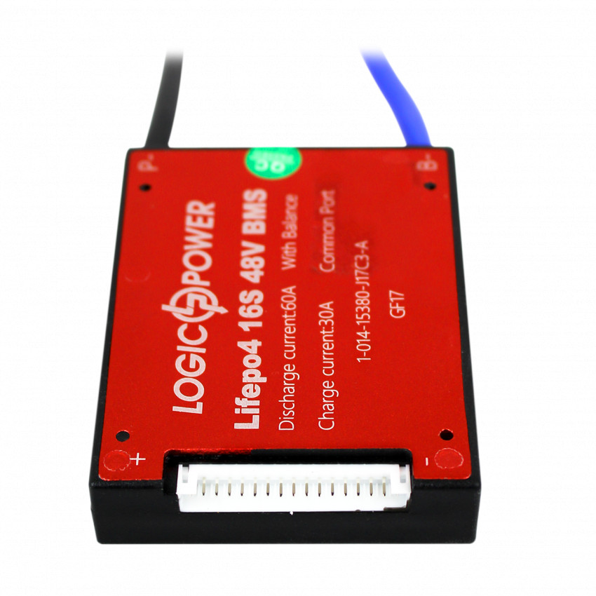 BMS плата LP LiFePO4 48V 16S Dis 60A Ch 30A-