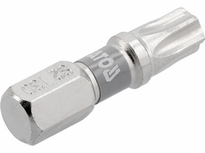 Насадка викруткова YATO; &quot;TORX&quot; T30 х 25 мм. шпиндель 6-гран- 1/4&quot;, покрита нікелем, 2 шт.[10]-[articul]