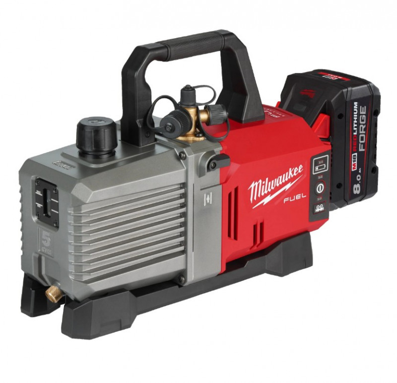 Насос вакуумний акумуляторний MILWAUKEE M18 FVP5-801 (ЗП+1ак.Х8Аг+ 5/16″ адаптор) FORGE™-4933499249
