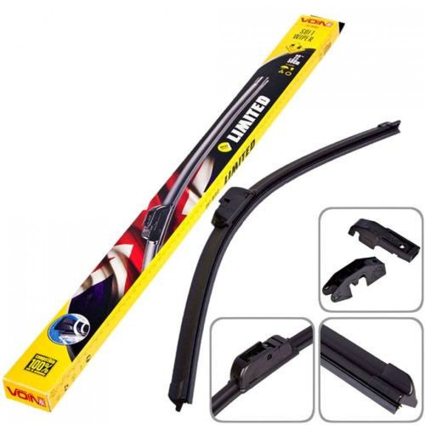 Щітки склоочисника VOIN-905-22 безкаркасні VOIN-22" 560 мм (TPN1FW-B22") LIMITED-VL-SW22-560(10/50)