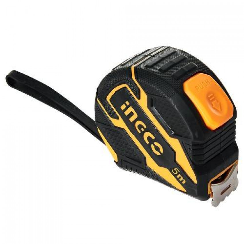 Рулетка 5 м × 25 мм автостоп INGCO-HSMT08525-1