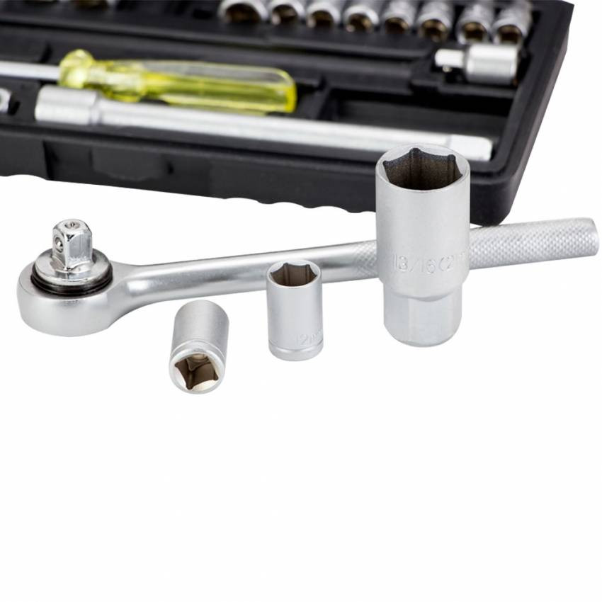 Набір торцевих насадок 1/4", 3/8" в кейсі 20шт. Grad (6003055)-6003055