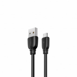 Кабель Remax Suji Pro USB 2.0 to microUSB 2.4A 1M Чорний (RC-138m-b)-[articul]