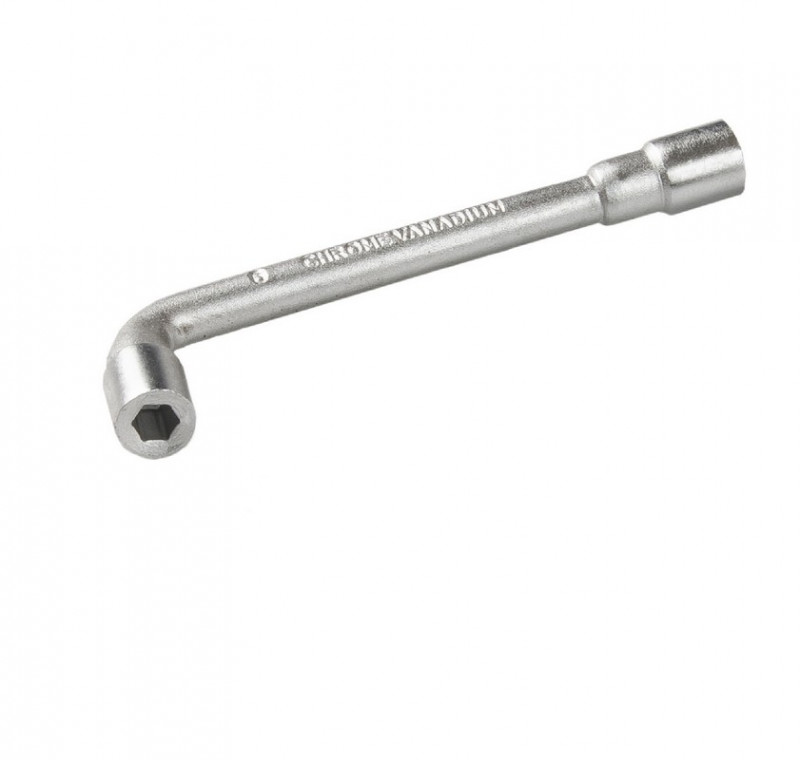 Ключ торцевий з отвором L-подібний MASTERTOOL 6 мм CRV 73-4006-73-4006