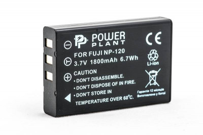 Акумулятор PowerPlant Fuji NP-120 1800mAh-[articul]