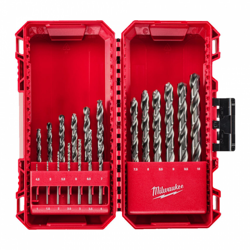 Набір свердел по металу THUNDERWEB HSS-G MILWAUKEE CB, DIN-338, (19шт)-4932499766
