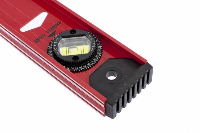 Рівень алюмінієвий "Рейка" 800 мм, 3 осередки, посилений, MTX-340089