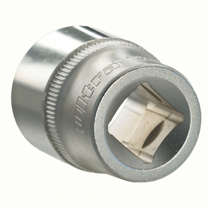 Насадка шестигранна коротка 1/2" 22мм CrV ULTRA (6070222)-6070222