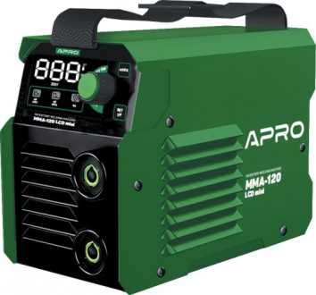 Зварювальний апарат інверторний MMA-120 LCD mini APRO-[articul]