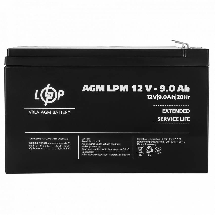 Акумулятор AGM LPM 12V - 9 Ah-