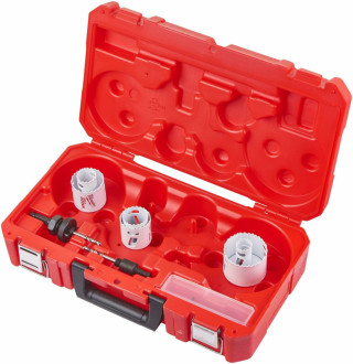 Набір коронок Bi-Metal HOLE DOZER™ MILWAUKEE №2, (діаметр 24/38/46/51/64мм) (7шт)