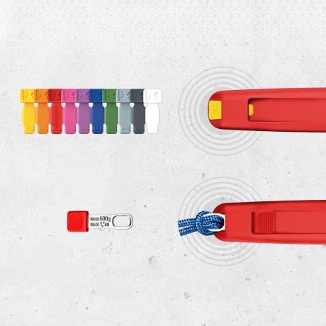 Кліпси для стропи безпеки Tethered Tool KNIPEX 00 62 10 TR, 10шт-00 62 10 TR