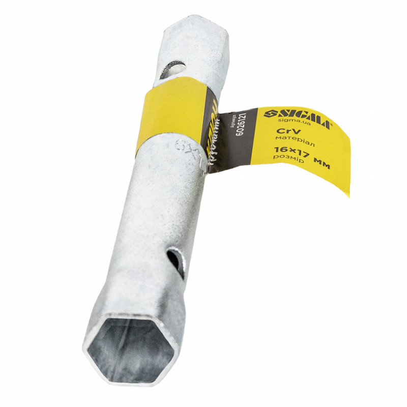 Ключ трубчастий 16*17мм Sigma (6026121)-6026121