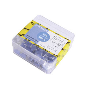 Запобіжники (плоскі супер міні 15А) (50шт) WTE-WTE SM-15