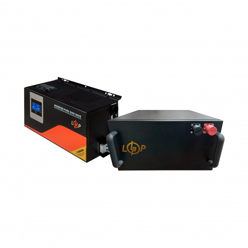 Комплект резервного живлення LP(LogicPower) ДБЖ + літієва (LiFePO4) батарея (UPS W8500 + АКБ LiFePO4 8192W)-