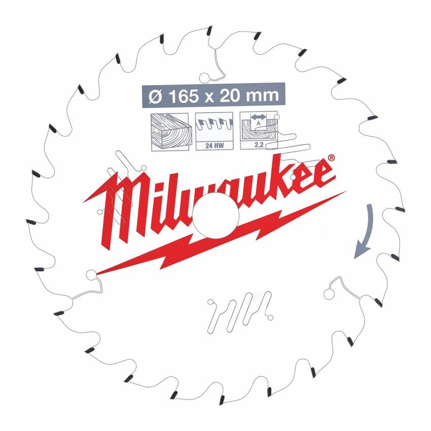 Диск пиляльний Alu PFTE MILWAUKEE, Ø235х30х2,4мм, 60 зуб. 1-4932471309