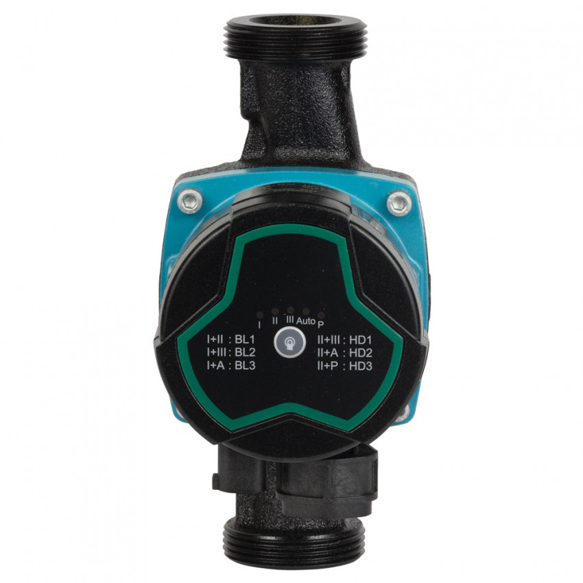 Насос циркуляційний енергозберігаючий 5-25Вт Hmax 4м Qmax 47л/хв Ø1½" 180мм + гайки Ø1" AQUATICA GPA25-4/180 III (774043)-774043