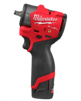 Гайковерт акумуляторний 3/8'' MILWAUKEE з кільцем M12 FSCIWF38-252X, 305Нм (зарядний пристрій, 2 акум. Х 2,5Аг, HDкейс)-[articul]