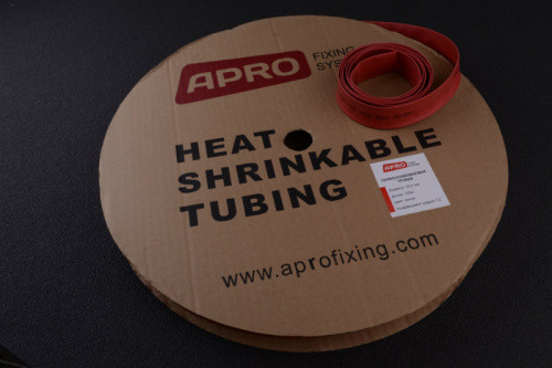Термозбіжна трубка 2мм червона 200м APRO-ZRB-2R