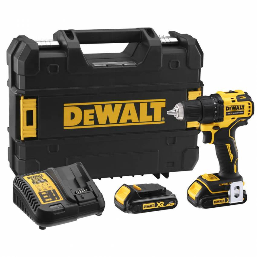 Дриль-шуруповерт безщітковий DeWALT DCD708S2T-DCD708S2T