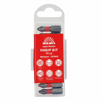 Біти S2 PH2×25 мм, 10 шт. Vitals Master-[articul]