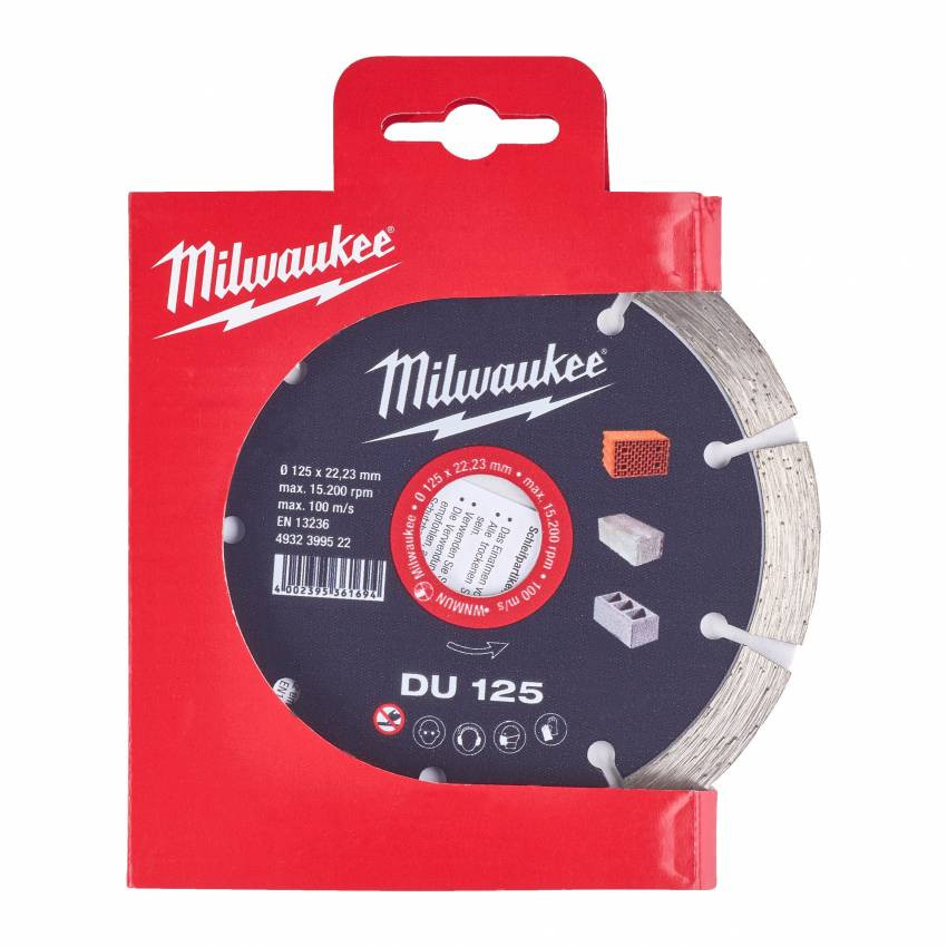 Диск алмазний MILWAUKEE DU 125, Ø125мм-4932399522