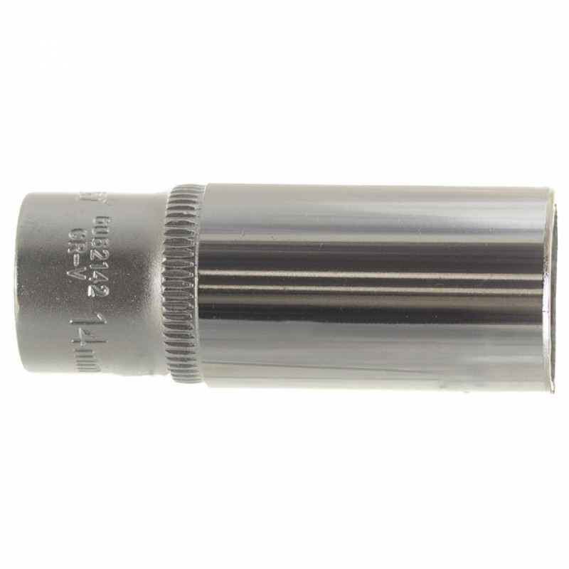 Насадка шестигранна довга 1/4" 14мм CrV Ultra (6062142)-6062142
