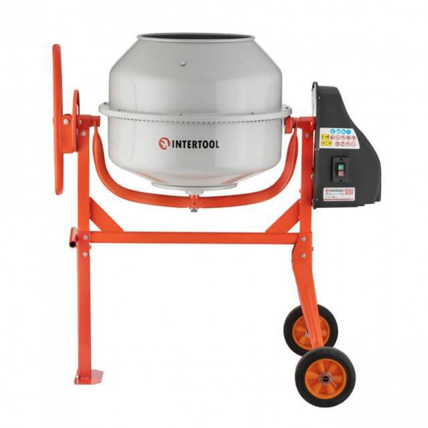 Бетонозмішувач 550 Вт, 140 л, 24-29 об/хв. INTERTOOL DT-9140-DT-9140