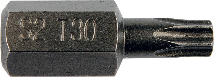 Викрутка насадка YATO "Torx" T30, l=30 мм [10/100]-YT-04051