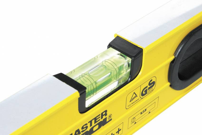 MasterTool Рівень ПРОФІ з ручками 60 см, 3 капсули, фрезеровані поверхні, Арт.: 36-0603-36-0603