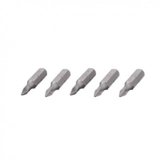 Комплект викруткових насадок PZ1, ACR, S2, 5 од., STORM INTERTOOL VT-0208-[articul]