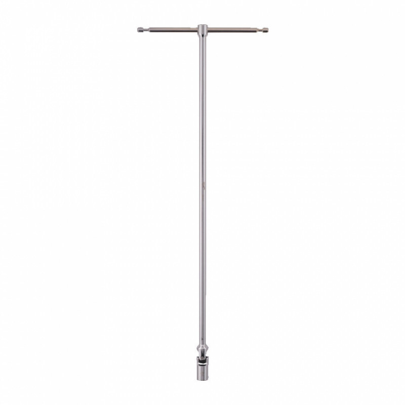 Ключ хромований з Т-образною ручкою та шарниром MILWAUKEE, Hex 9мм-4932492678