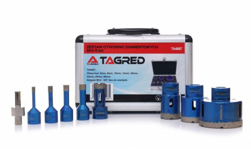 Кільцеві алмазні коронки TAGRED TA4087-TA4087
