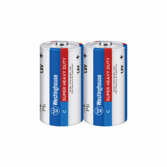 Сольова батарейка Westinghouse Super Heavy Duty C/R14 2шт/уп shrink-[articul]