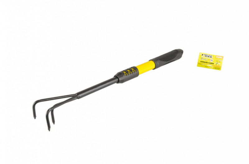 Розпушувач садовий MASTERTOOL з подовженою металевою ручкою та гумовим покриттям 500х70 мм 14-6166-14-6166