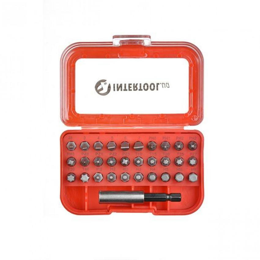Комплект викруткових насадок 29 од. INTERTOOL VT-0109-VT-0109