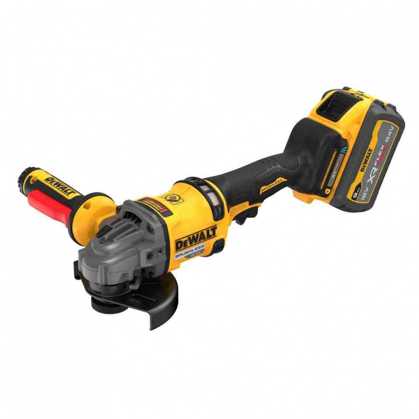 Шліфмашина кутова - болгарка акумуляторна безщіткова DeWALT DCG418SHDX2-DCG418SHDX2