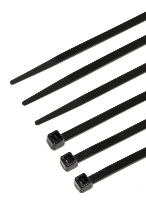 MasterTool Хомут пластиковий 2,5*150 мм чорний, 100 шт, Арт.: 20-1845-20-1845